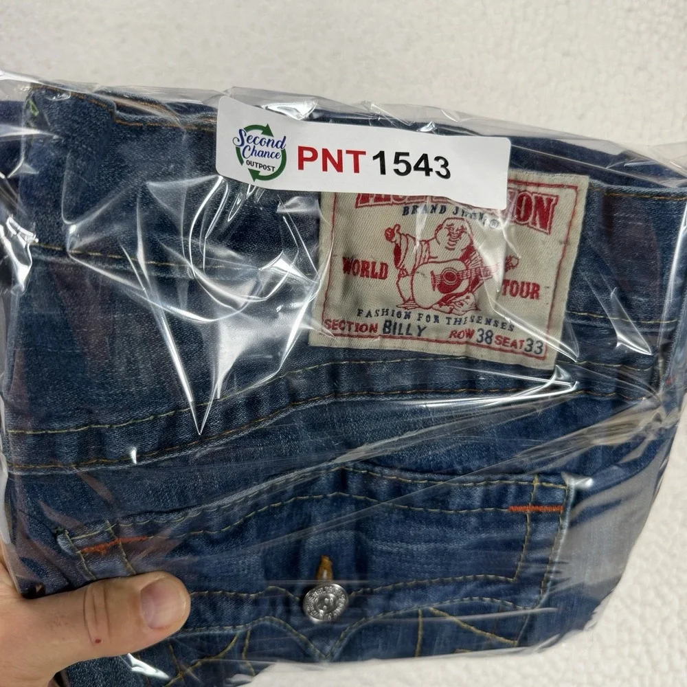 True Religion Billy Bootcut Jeans Men's 38 (Actual 40x33) USA Made Y2K Western